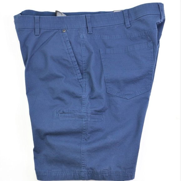 New Weatherproof  Size 44  Men's Ripstop Utility Shorts10" Inseam Storm Blue WP - Picture 3 of 12